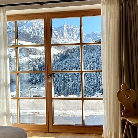 Surrounded By Green - Luxury Chalet At The Foot Of The Dolomites Apartment La Villa  Bagian luar foto